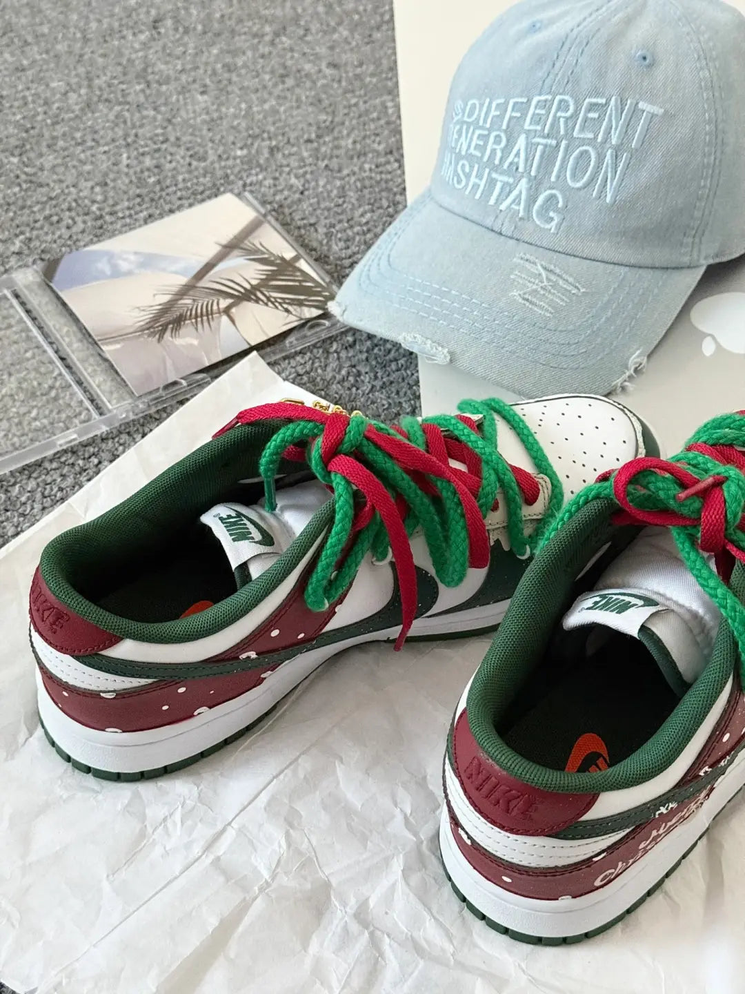 [Custom Christmas Wonder Camp] Dunk Skateboarding Shoes Unisex Low-top