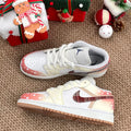 [Custom Gradient Polka Dots] Jordan Air Jordan 1 Low Top Unisex Skateboarding Shoes
