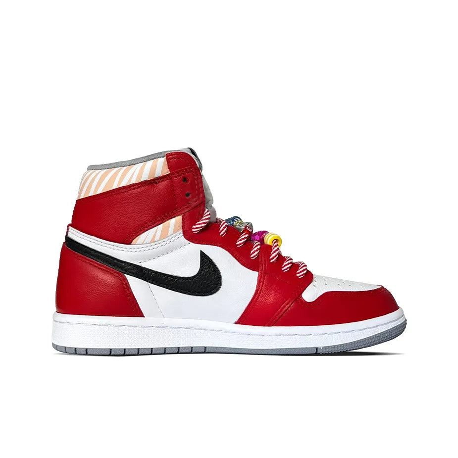 [Custom Christmas Overture] Air Jordan 1 High Top Unisex Skateboarding Shoes