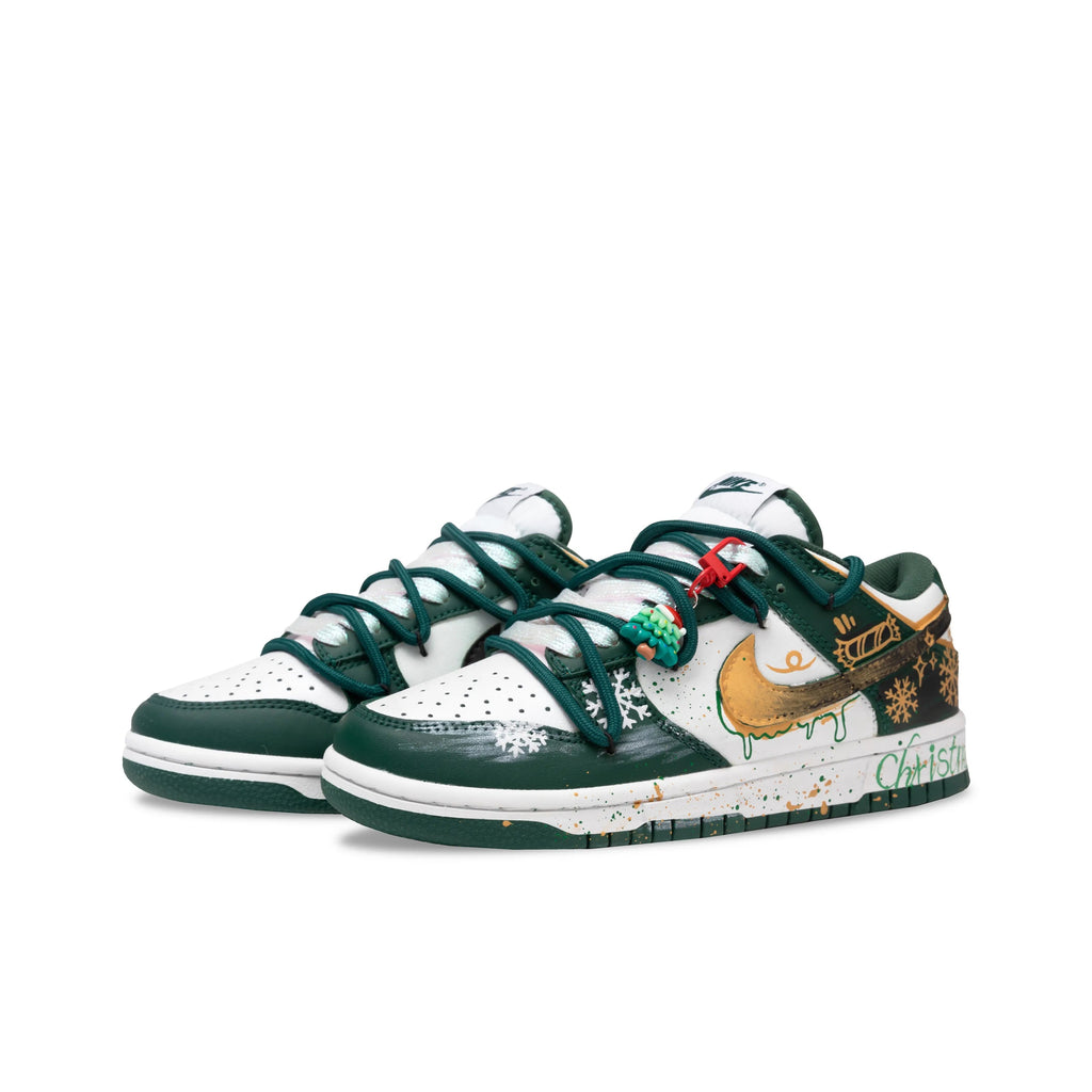 [Custom Christmas Letter] Dunk Skateboarding Shoes Unisex Low-top