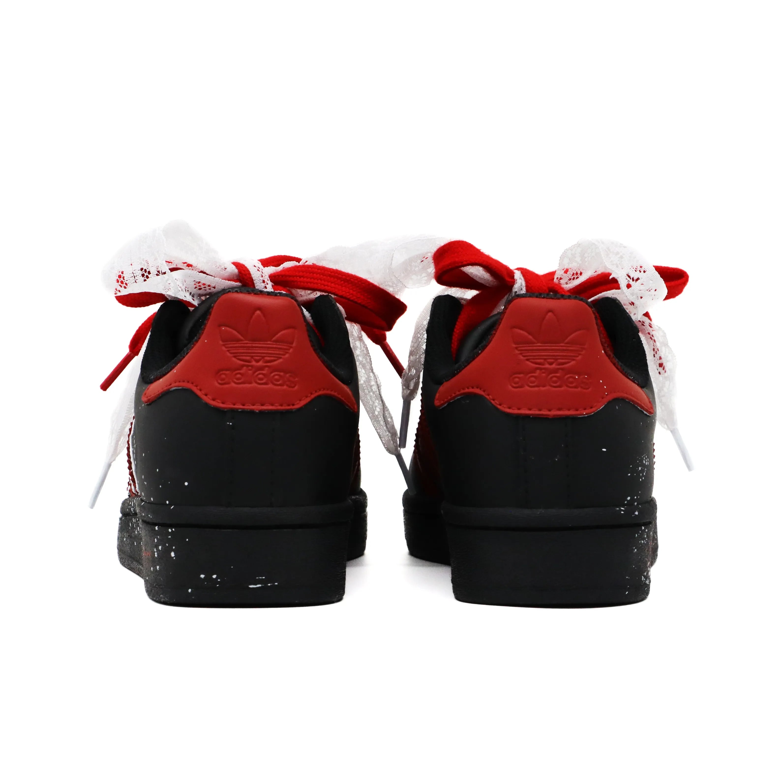 [Custom Crimson Ballet-inspired] originals SUPERSTAR Low Top Unisex Skate Shoes Christmas Collection