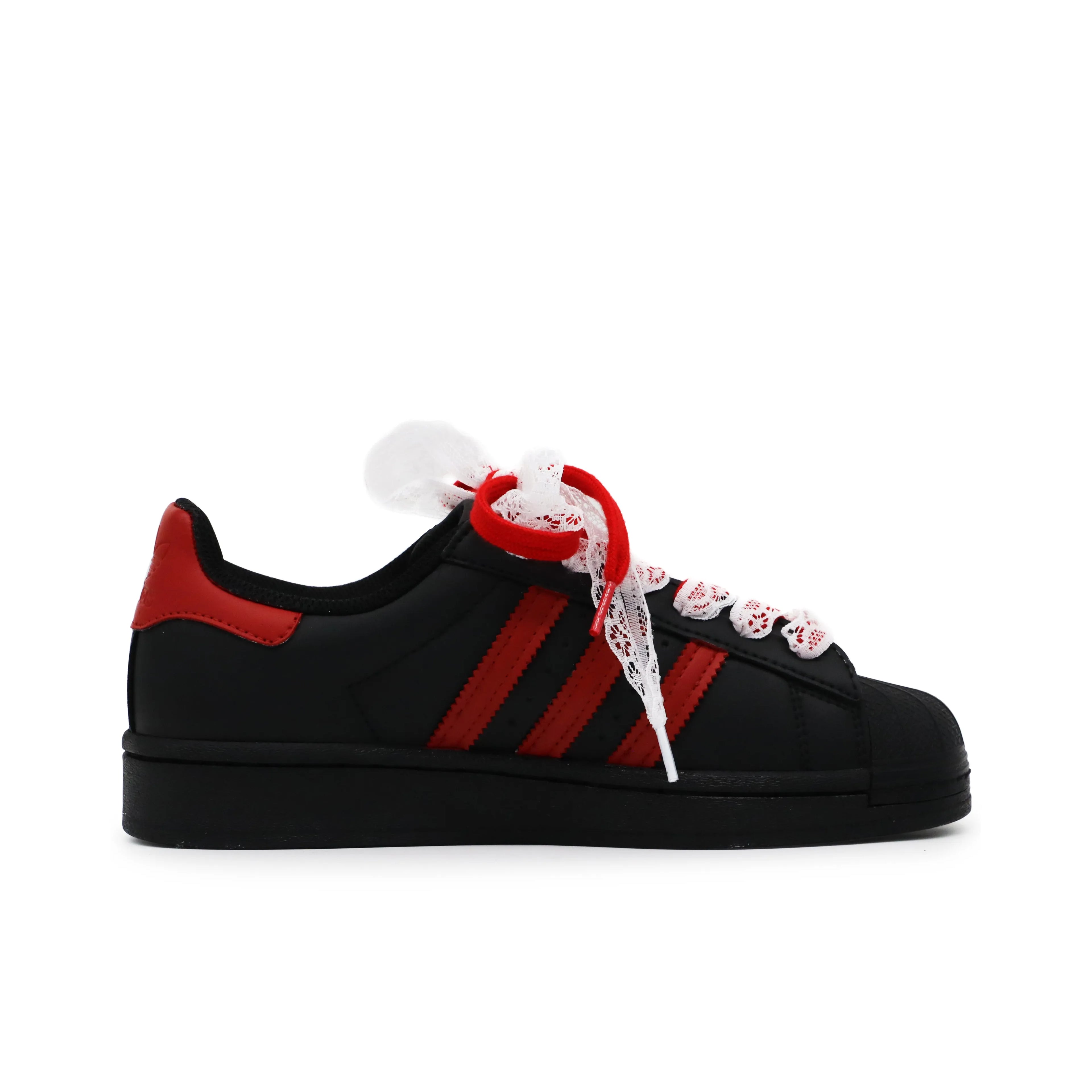 [Custom Crimson Ballet-inspired] originals SUPERSTAR Low Top Unisex Skate Shoes Christmas Collection
