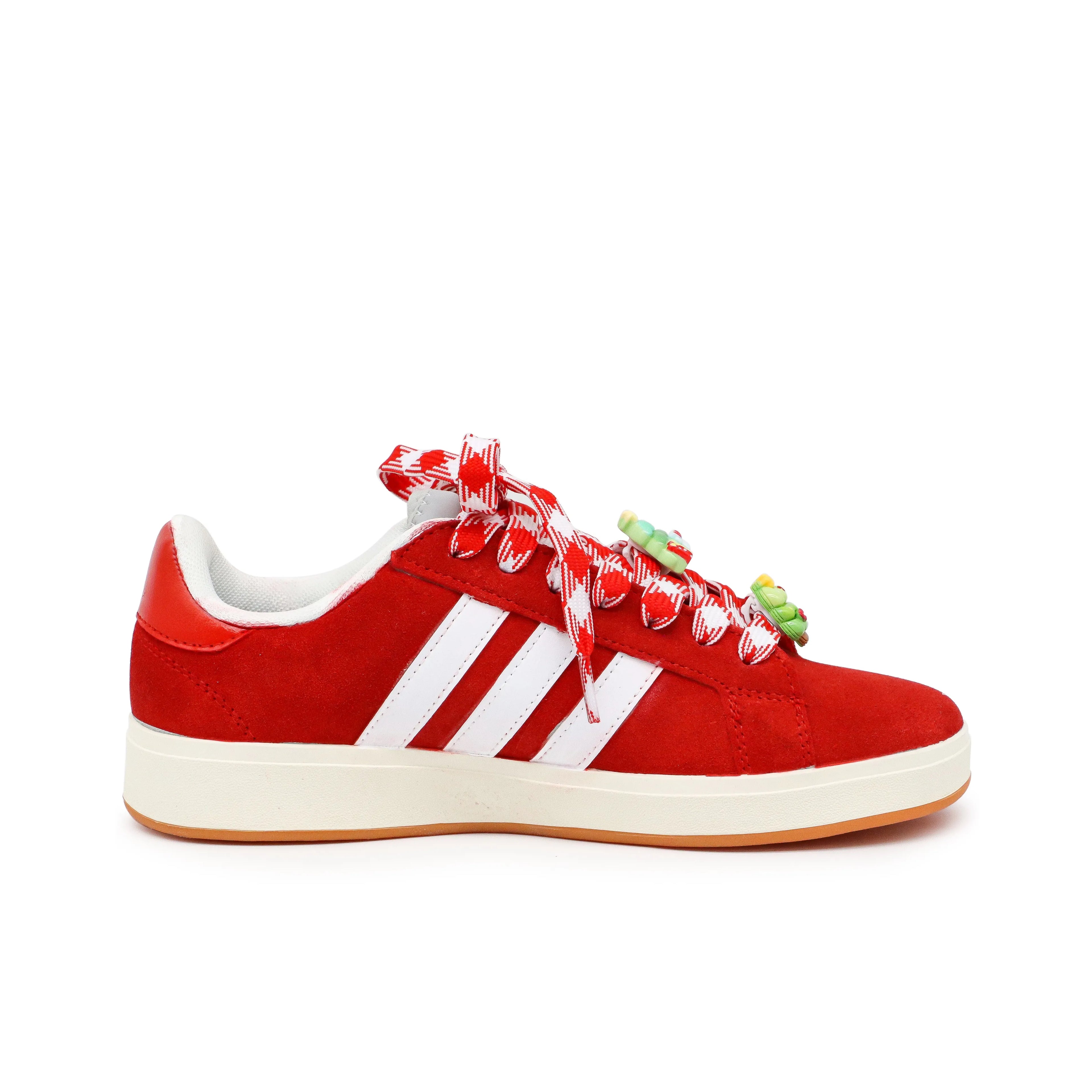 [Custom Velvet Crimson] Grand Court Base 00s Low Top Skate Shoes Unisex Christmas Collection