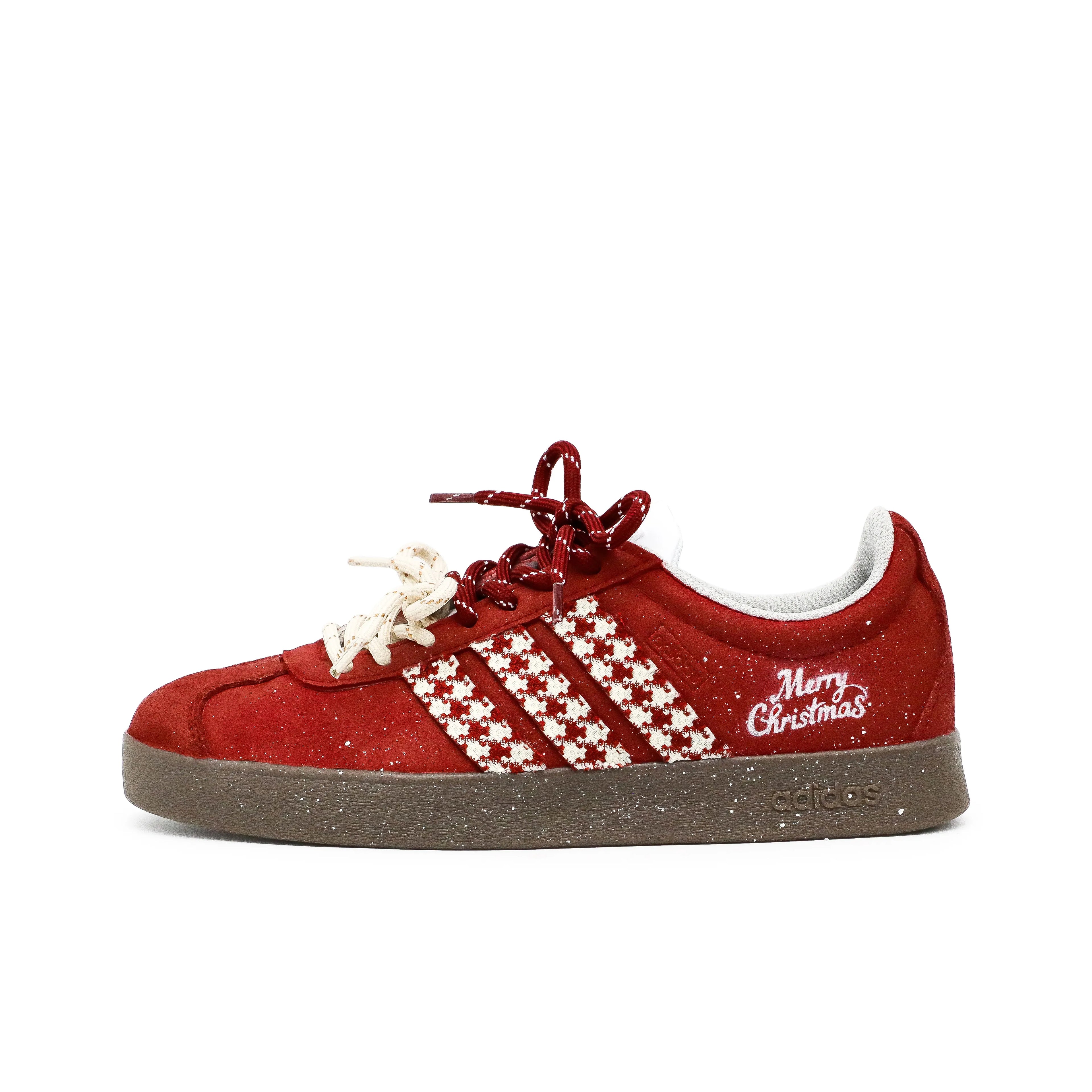 [Custom Houndstooth] VL COURT 2.0 Low Top Skate Shoes Unisex Christmas Collection
