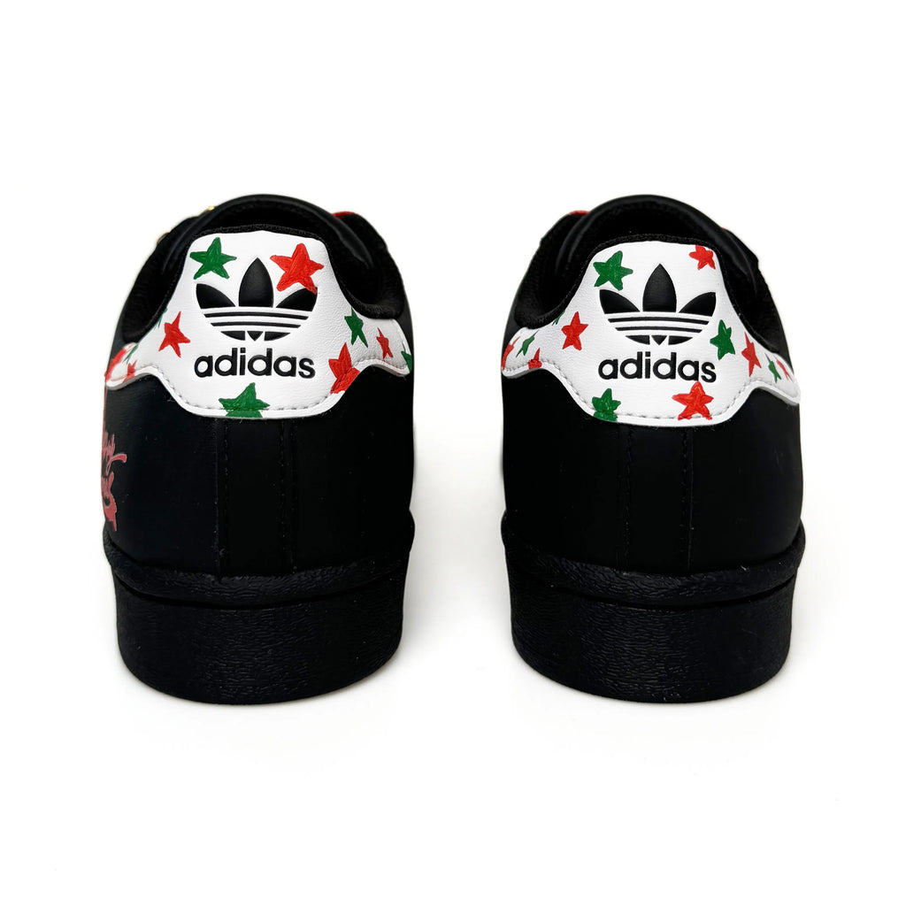 [Custom Gingerbread Stroll] originals SUPERSTAR Low Top Unisex Skate Shoes Christmas Collection