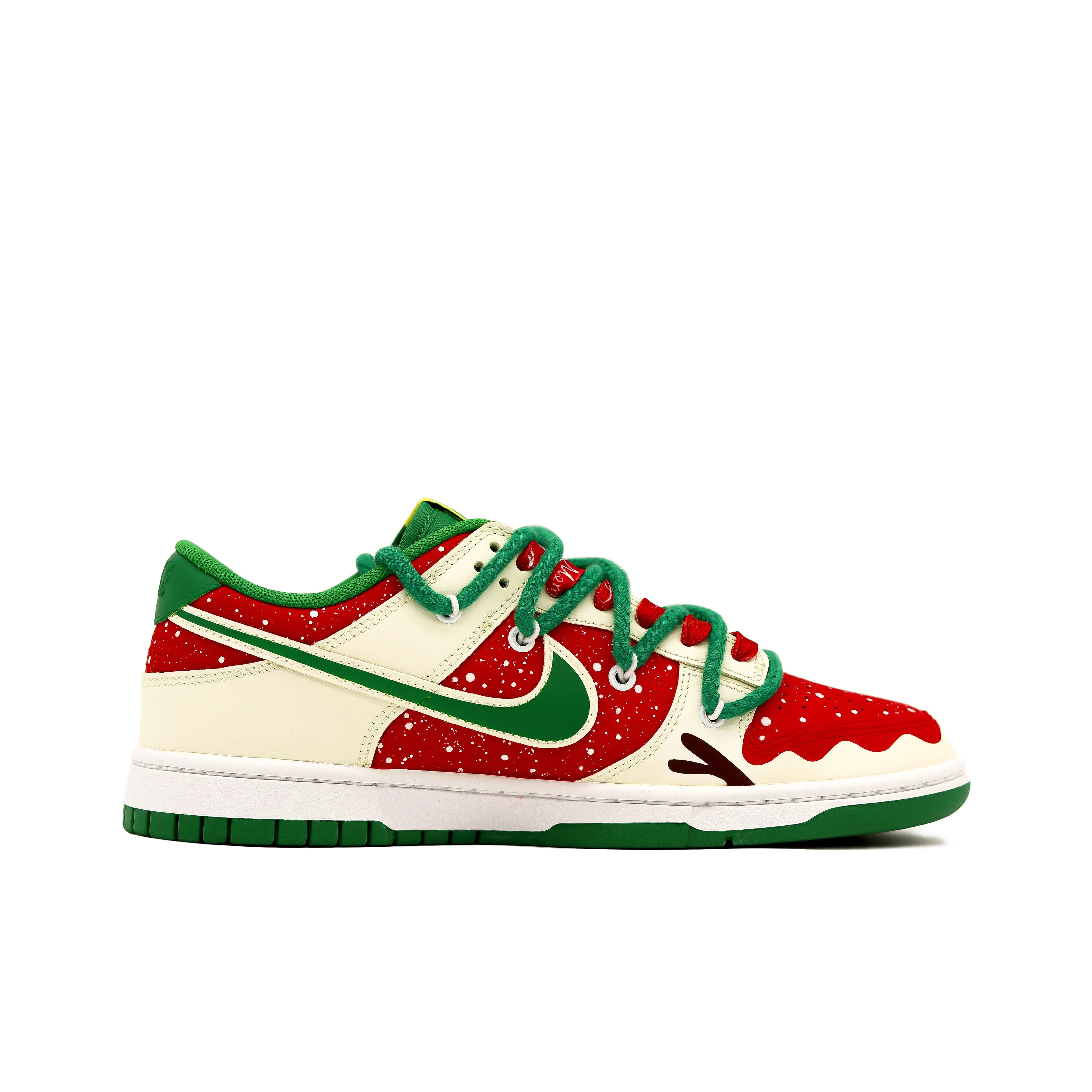 [Custom Christmas Reindeer] Dunk Women's Skateboarding Shoes Low-top