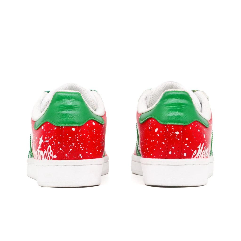 [Custom Jingle Bells] originals SUPERSTAR Low Top Unisex Skate Shoes Christmas Collection
