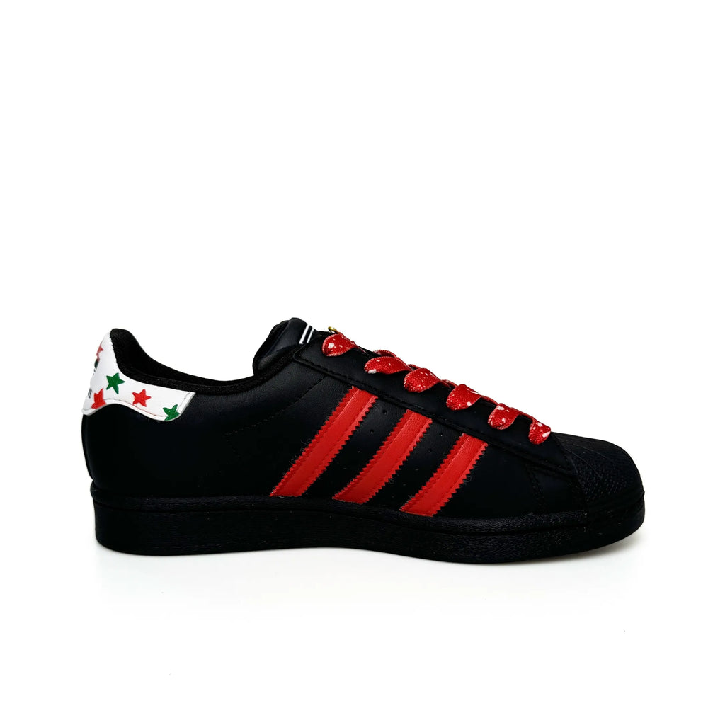 [Custom Gingerbread Stroll] originals SUPERSTAR Low Top Unisex Skate Shoes Christmas Collection
