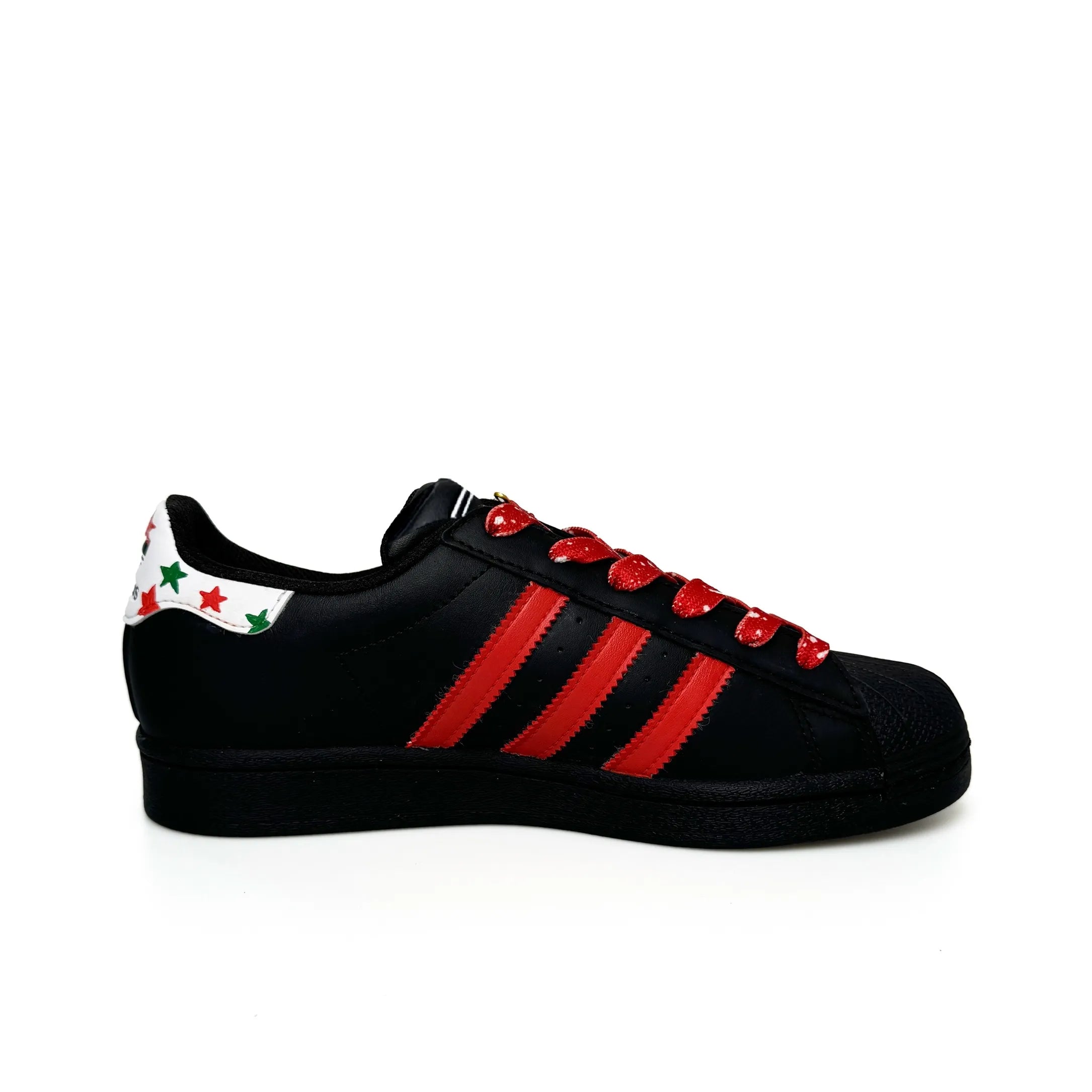 [Custom Gingerbread Stroll] originals SUPERSTAR Low Top Unisex Skate Shoes Christmas Collection