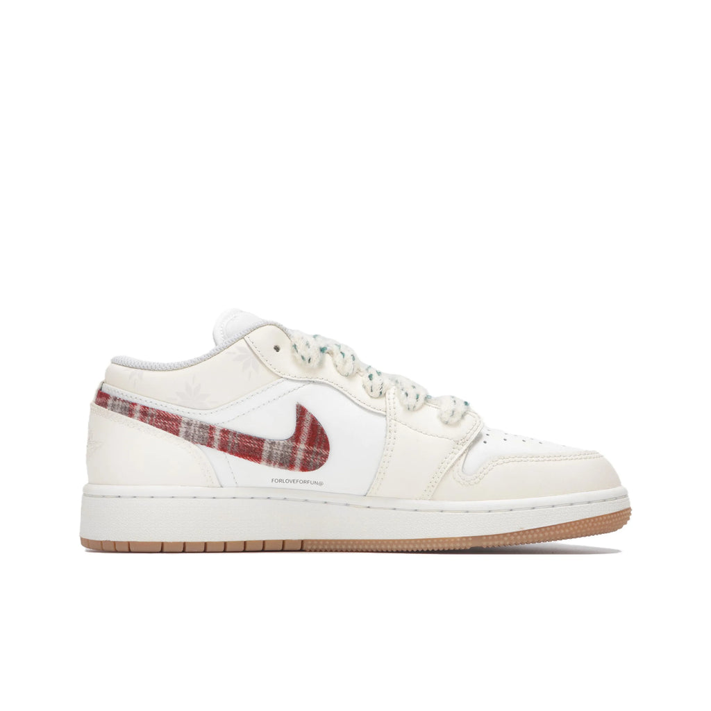 [Custom Winter Melody] Jordan Air Jordan 1 Low Top Unisex Skateboarding Shoes