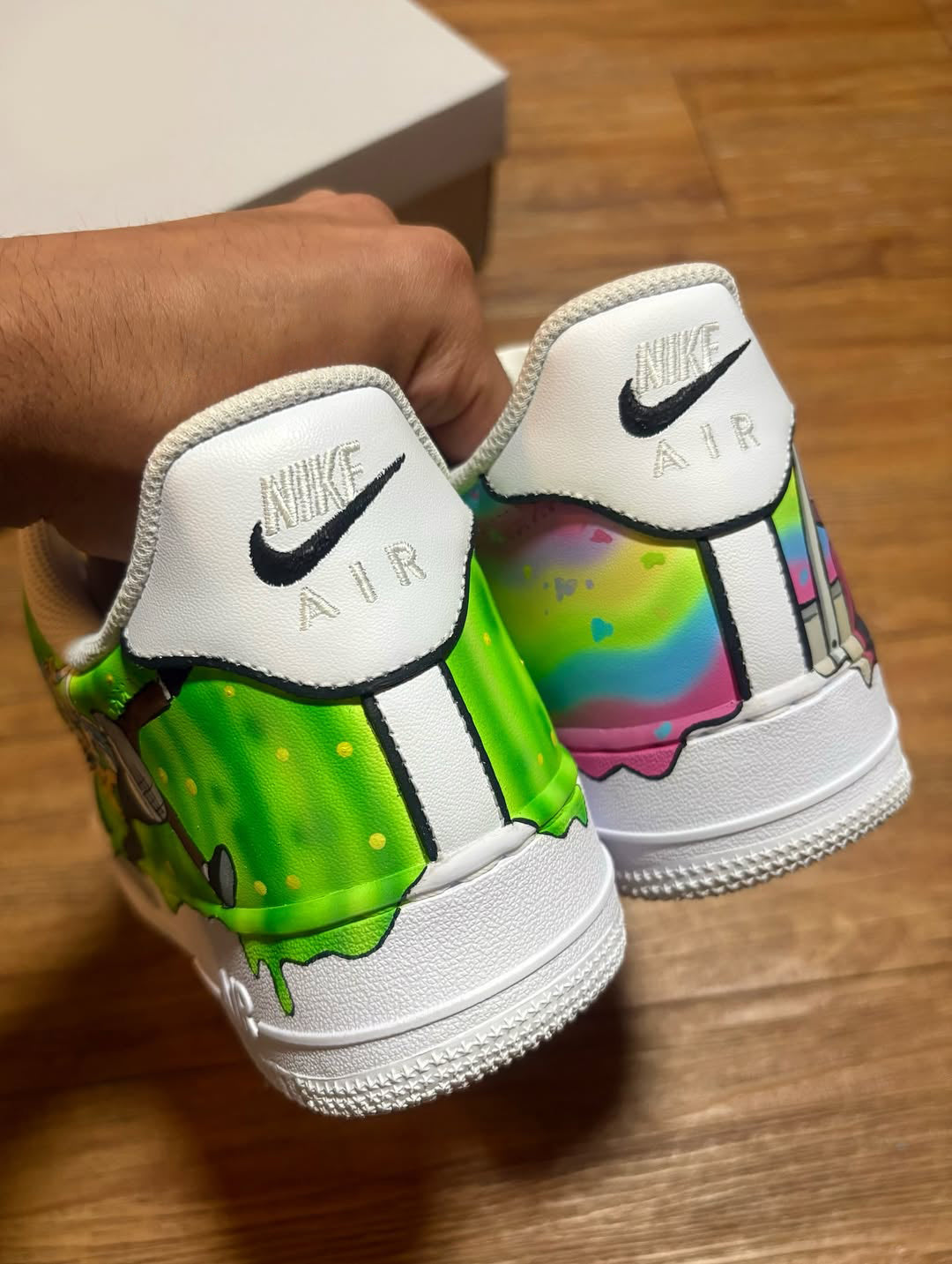 [Customized Rick & Morty] Air Force 1 Shoes Unisex Hand Painted