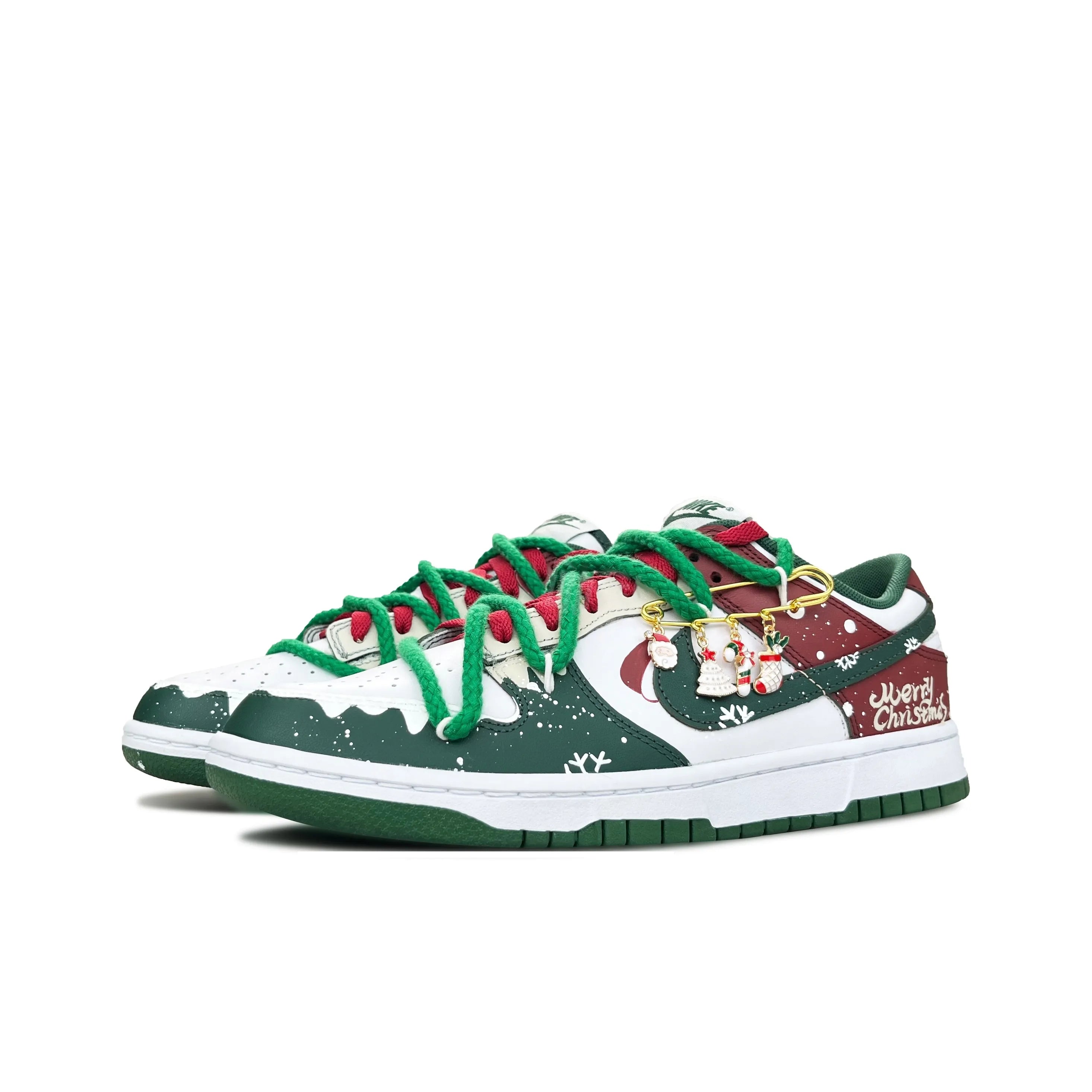 [Custom Christmas Wonder Camp] Dunk Skateboarding Shoes Unisex Low-top