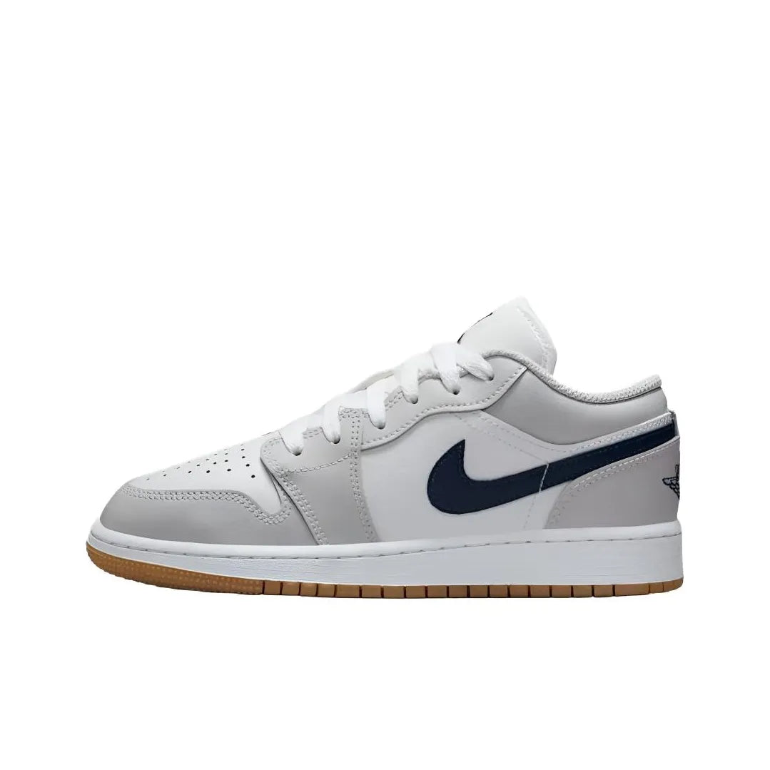 [Custom Gradient Polka Dots] Jordan Air Jordan 1 Low Top Unisex Skateboarding Shoes