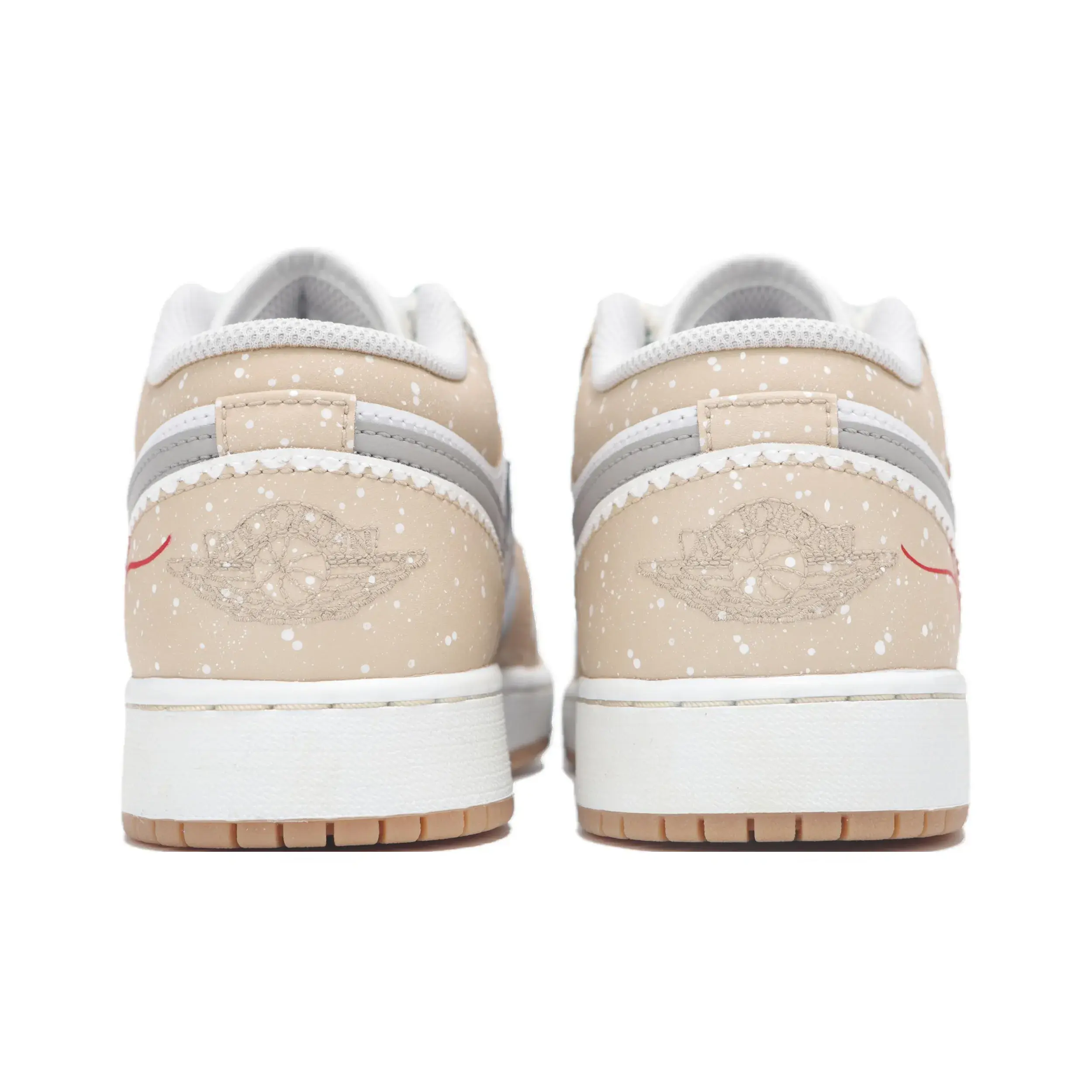 [Custom Christmas Gingerbread Man] Dunk Skateboarding Shoes Women's Low-top