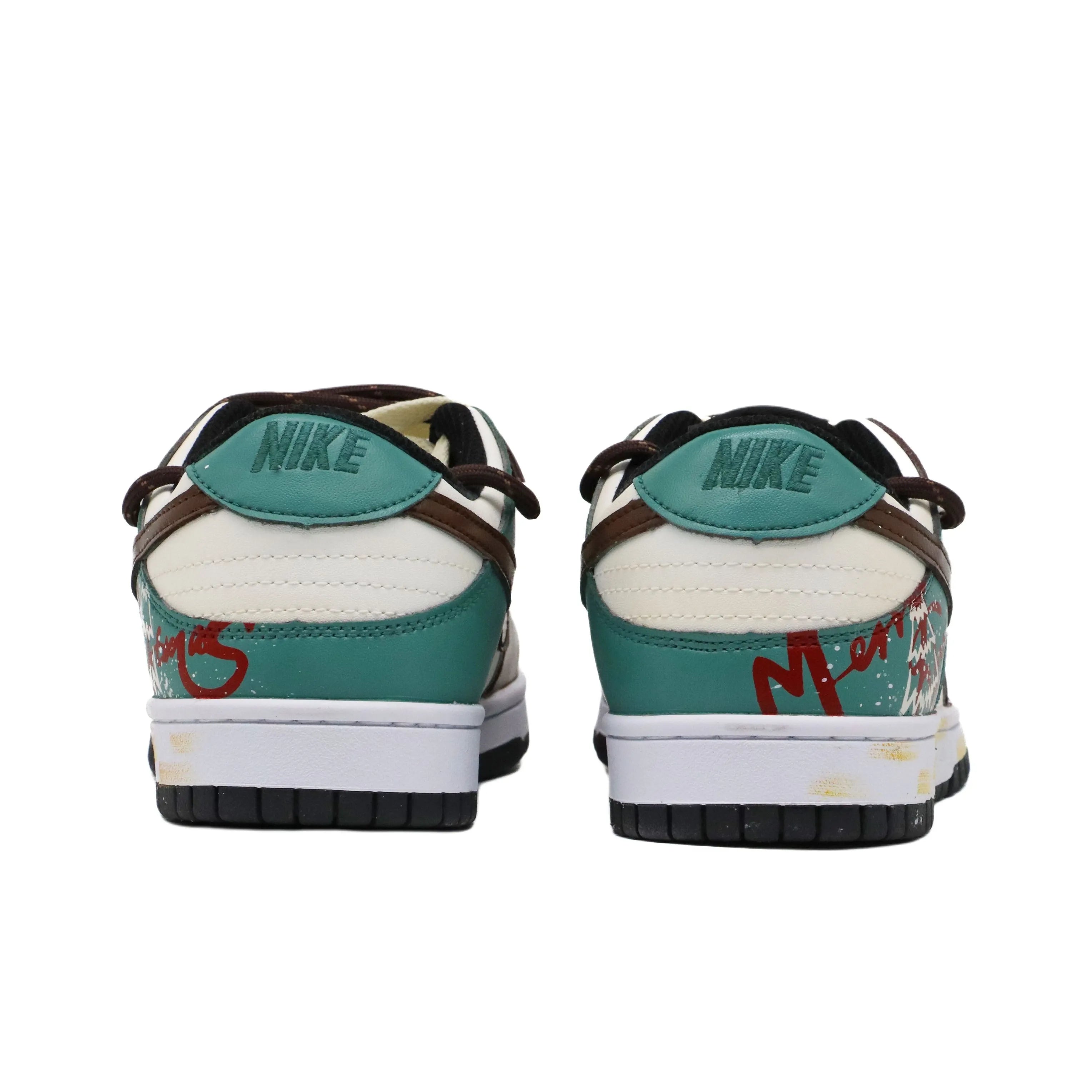 [Custom Gingerbread] Dunk Skateboarding Shoes Unisex Low-top